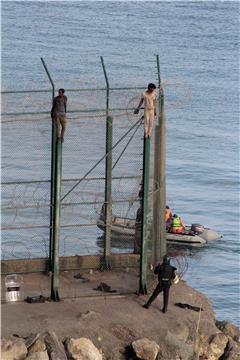 SPAIN MOROCCO CEUTA MIGRANTS