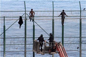 SPAIN MOROCCO CEUTA MIGRANTS