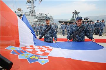 Svečani ispraćaj 2. hrvatskog kontingenta u NATO operaciju potpore miru Sea Guardian Sredozemlju