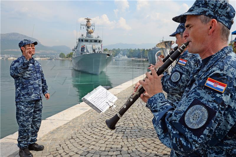 Svečani ispraćaj 2. hrvatskog kontingenta u NATO operaciju potpore miru Sea Guardian Sredozemlju