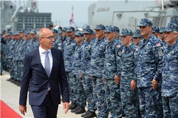 Svečani ispraćaj 2. hrvatskog kontingenta u NATO operaciju potpore miru Sea Guardian Sredozemlju