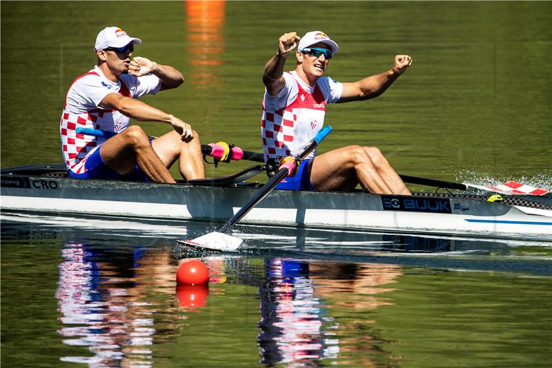 Croatia's Sinkovic brothers win gold at World Rowing Championships