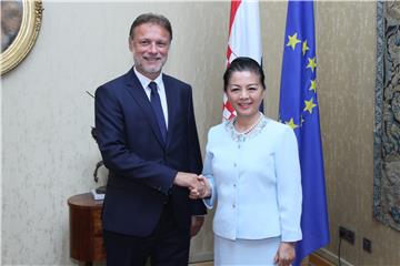 Parliament speaker: Croatia-China relations reach enviable level