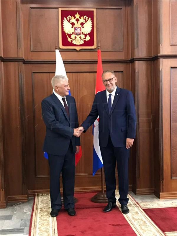 Croatian interior minister visits Moscow