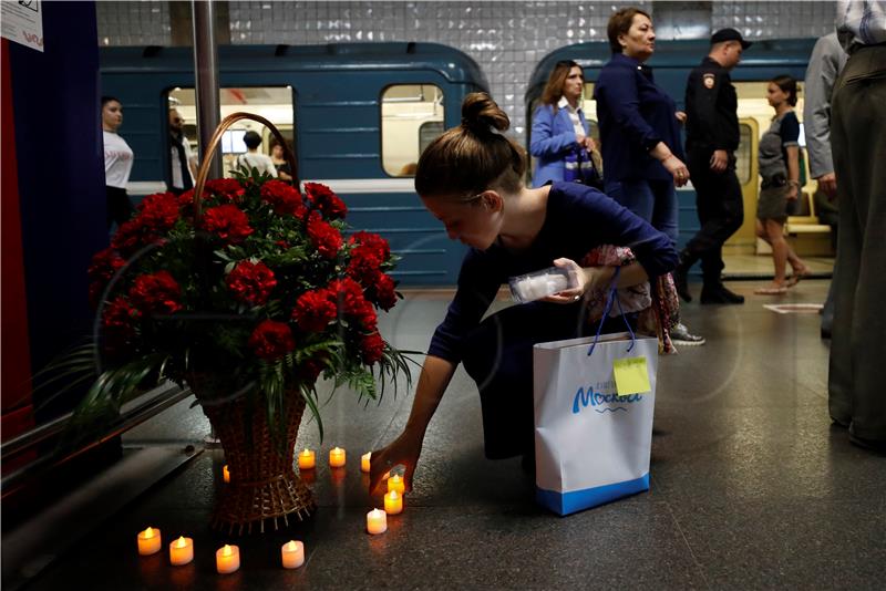 RUSSIA SUBWAY ACTS OF TERROR COMMEMORATION