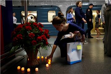 RUSSIA SUBWAY ACTS OF TERROR COMMEMORATION