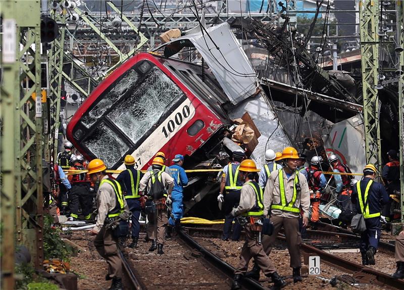 JAPAN TRANSPORT ACCIDENT TRAIN