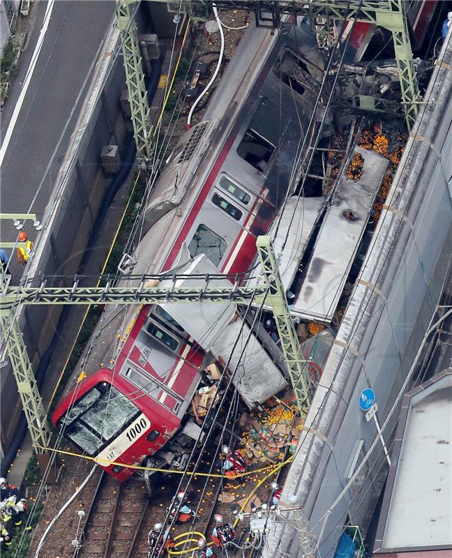 JAPAN TRANSPORT ACCIDENT TRAIN