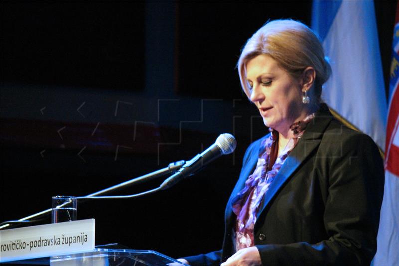 Grabar-Kitarovic condemns all forms of violence