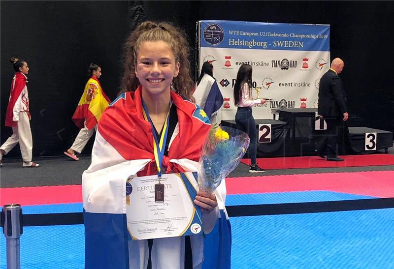 EP taekwondo za mlađe seniore: Paula Antunović brončana