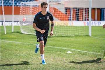 Službeni trening nogometne U-21 reprezentacije u Šibeniku