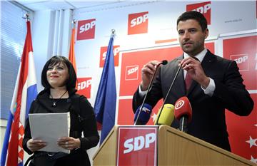 Tiskovna konferencija SDP-a