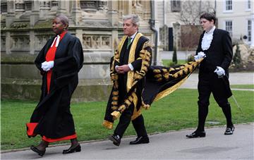 (FILE) BRITAIN POLITICS PARLIAMENT SPEAKER JOHN BERCOW