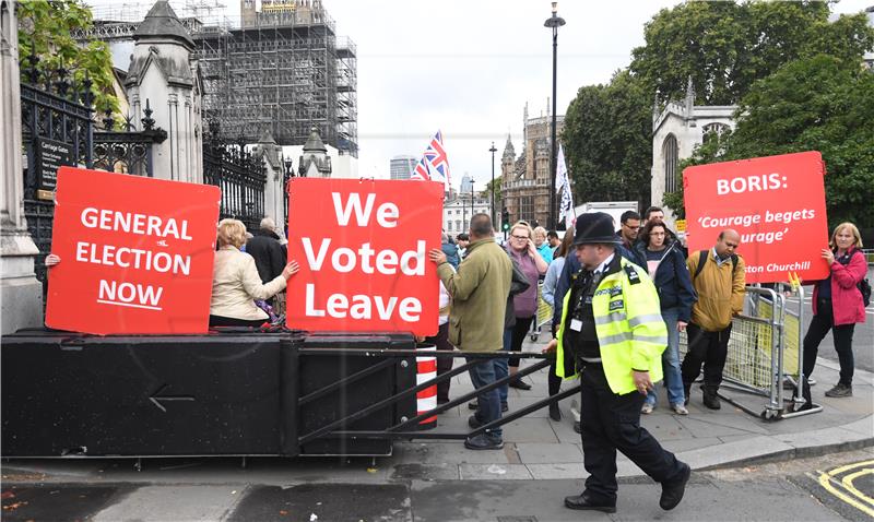 BRITAIN POLITCS BREXIT PROTESTS