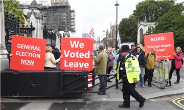 BRITAIN POLITCS BREXIT PROTESTS