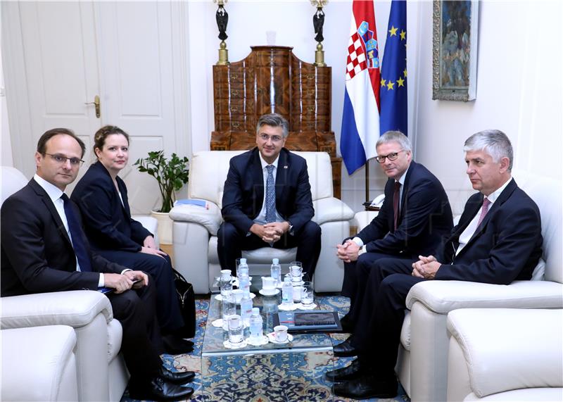 Premijer Plenković primio glavnog tajnika Vijeća Europske unije Jeppea Tranholm-Mikkelsena