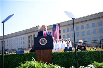 President Trump lays wreath at the Pentagon for 9/11 anniversary