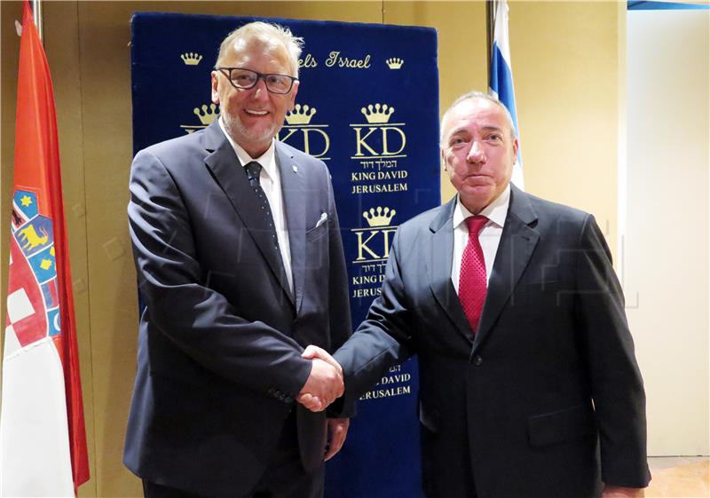 Croatian interior minister, Israeli officials talk boosting economic cooperation