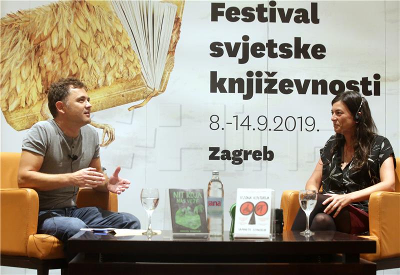 Književnica Samantha Schweblin gostovala na tribini "Pisac i njegov čitatelj" 7. Festivala svjetske književnosti