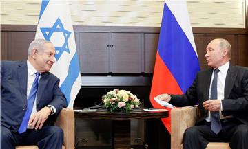 Russian President Putin meets with Israeli Prime Minister Netanyahu in Sochi