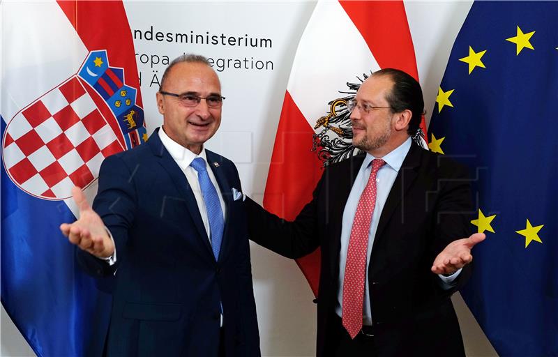 Ministar Grlić Radman s austrijskim kolegom Schallenbergom