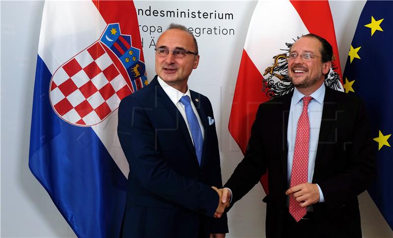 Ministar Grlić Radman s austrijskim kolegom Schallenbergom