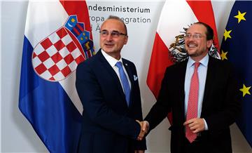 Ministar Grlić Radman s austrijskim kolegom Schallenbergom