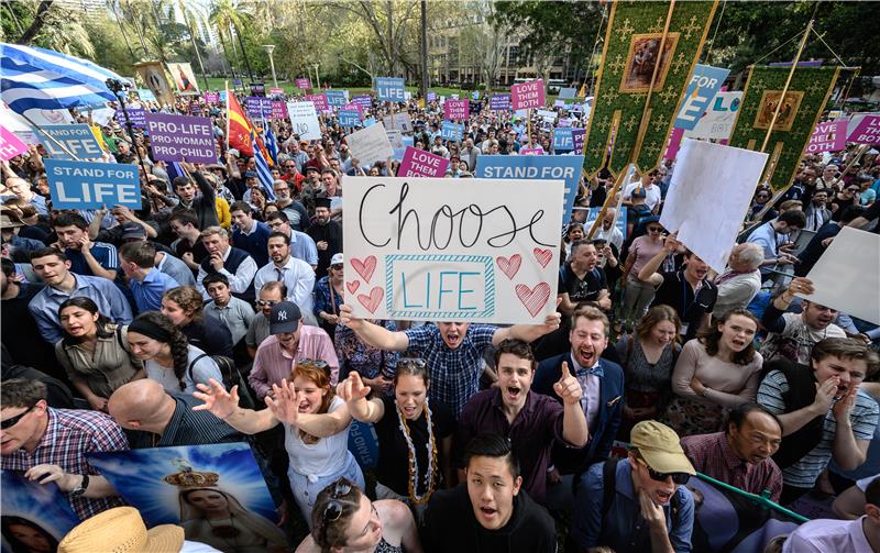 AUSTRALIA ANTI ABORTION RALLY