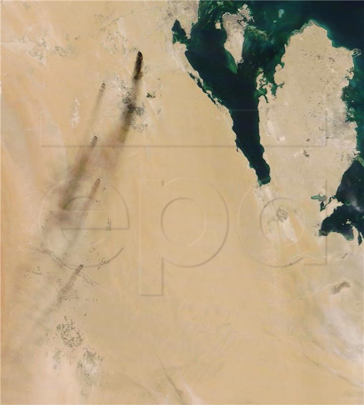 SPACE SAUDI ARABIA OIL INFRASTRUCTURE ATTACK