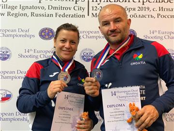 Srebrna medalja za kraj EP gluhih u streljaštvu