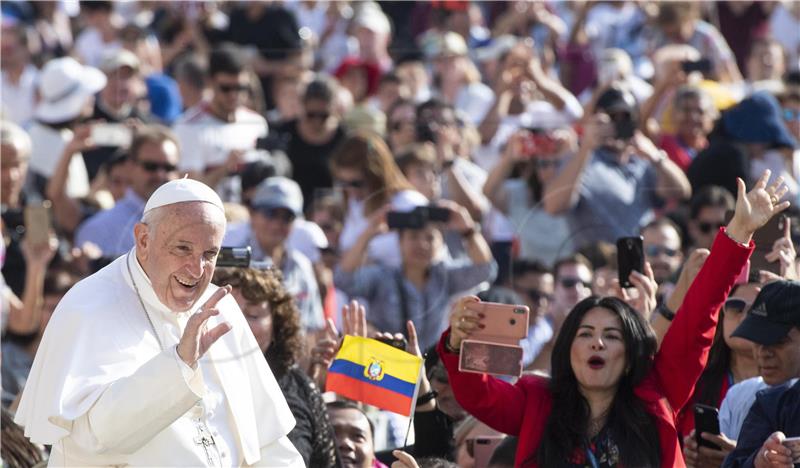 VATICAN POPE FRANCIS GENERAL AUDIENCE