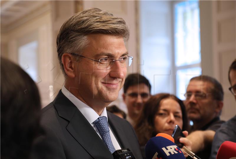 Premijer Plenković obratio se novinarima nakon završetka aktualnog prijepodneva