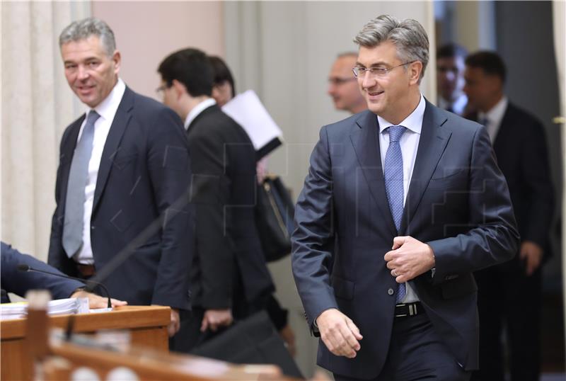 Premijer Plenković podnosi izvješče o sastancima Europskog vijeća