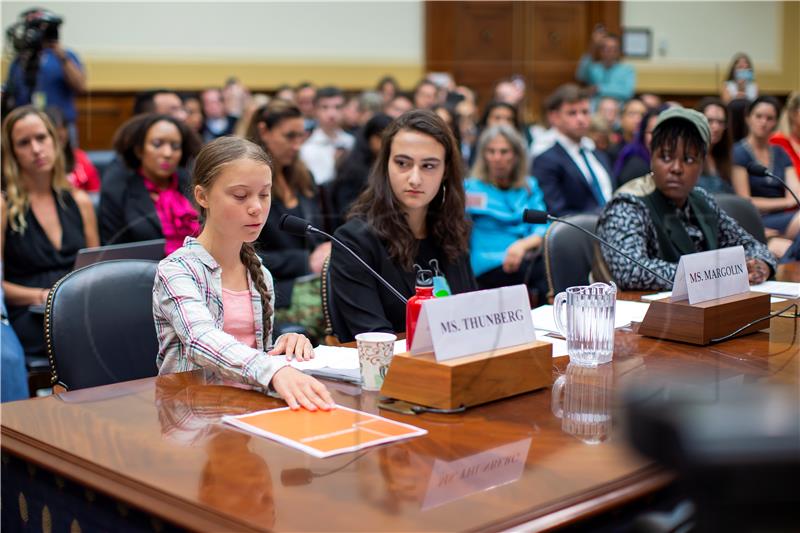 Greta Thunberg američkom Kongresu: "Probudite se"