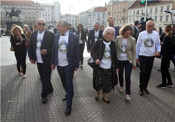 Ministri pješice na sjednicu Vlade u Banske dvore