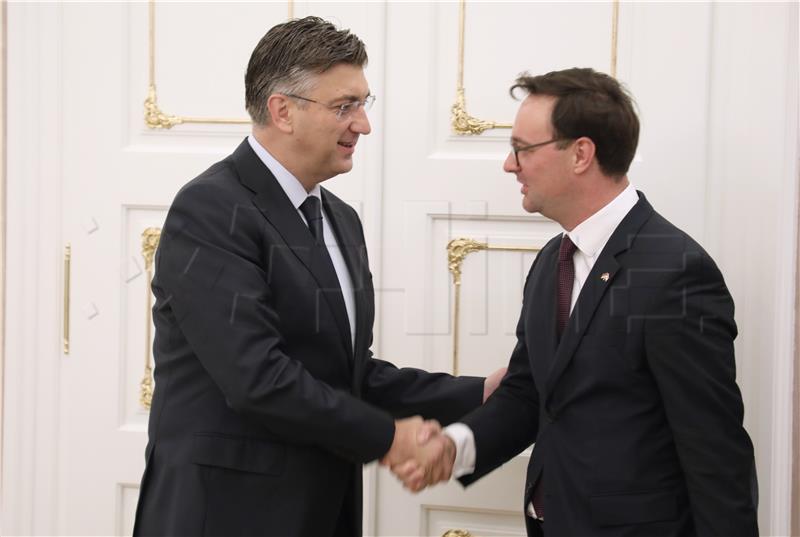 Croatia-Germany political relations excellent, economic cooperation should be advanced