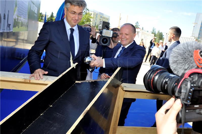 Premijer Plenković na obilježavanju početka radova na izgradnji Nove bolnice na Sušaku