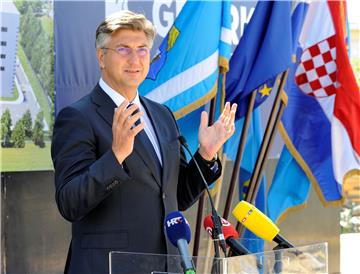 Premijer Plenković na obilježavanju početka radova na izgradnji Nove bolnice na Sušaku