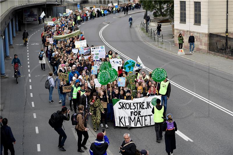 Global Climate Strike in Stockholm