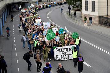 Global Climate Strike in Stockholm