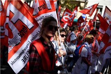 FRANCE GOVERNEMENT PROTEST