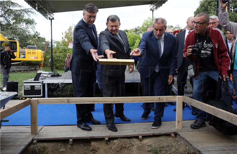 Foundation-stone-laying ceremony held for future Monument to Homeland in Zagreb