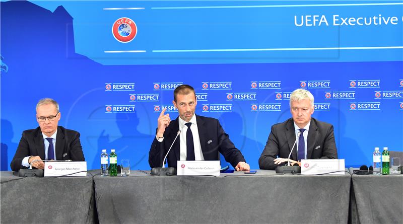 SLOVENIA SOCCER UEFA EXECUTIVE COMMITTEE MEETING