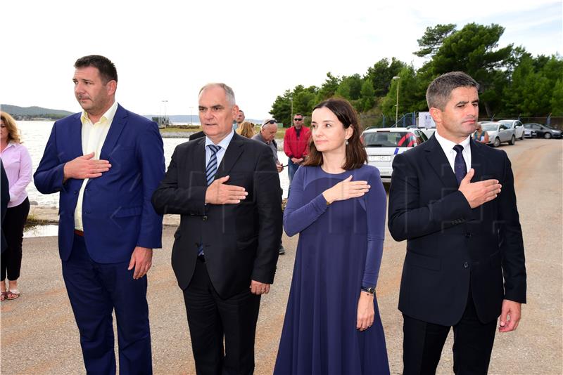 Ministrica Vučković otvorila radove na gradilištu u ribarskoj luci Brižine u Kaštel Sućurcu