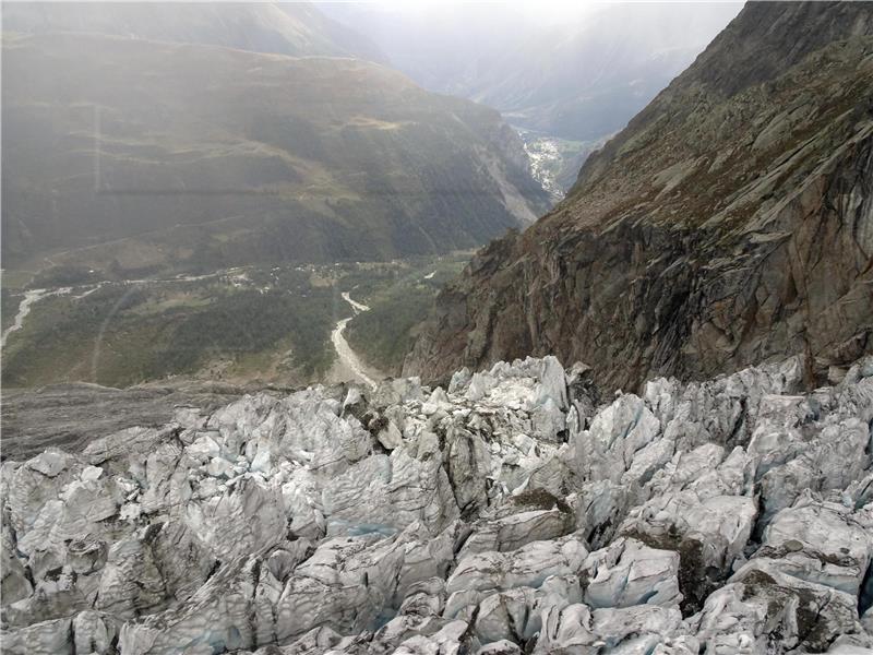 ITALY ALPS MONT BLANC GLACIER