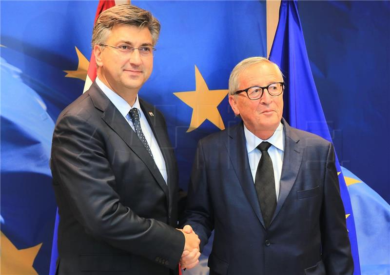 Bruxelles: Andrej Plenković razgovarao s Jean-Claude Junckerom