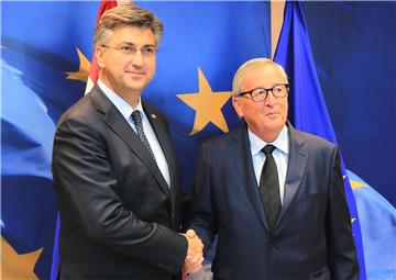 Bruxelles: Andrej Plenković razgovarao s Jean-Claude Junckerom