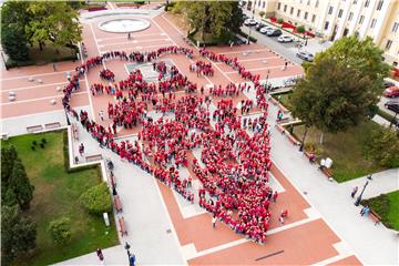 Flashmob to mark the World Heart Day