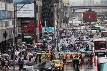 TAIWAN HONG KONG PROTEST