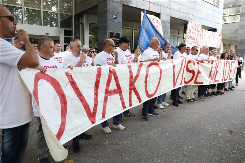 Prosvjed pravosudne policije  "Ovako više ne ide"